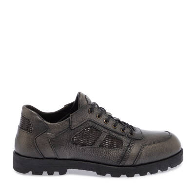  Vizon Deri Erkek Sneaker - E23S1AY56505-E32 - 3