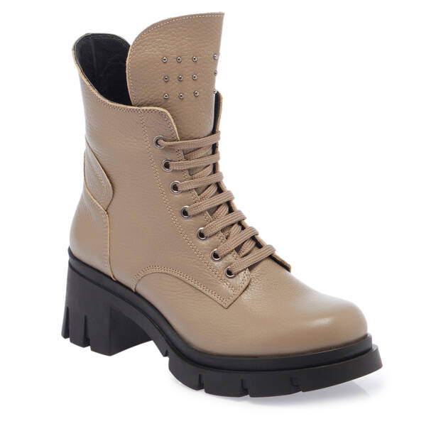 Vizon Hakiki Deri Kadın Bot - K23K1BT67205-A44 - 2