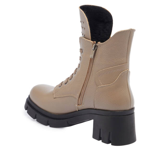 Vizon Hakiki Deri Kadın Bot - K23K1BT67205-A44 - 3