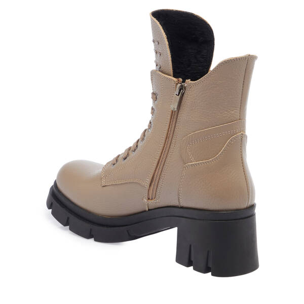 Vizon Hakiki Deri Kadın Bot - K23K1BT67205-A44 - 3