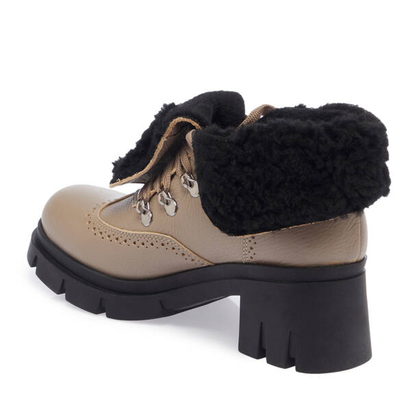 Vizon Hakiki Deri Kadın Bot - K23K1BT67215-A44 - 3