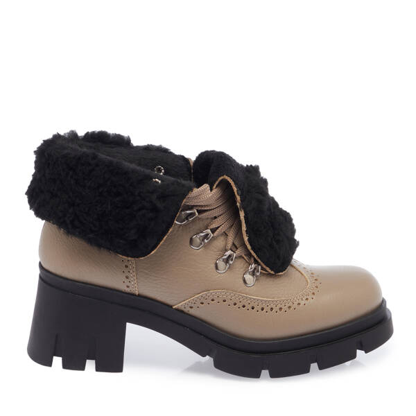 Vizon Hakiki Deri Kadın Bot - K23K1BT67215-A44 - 1