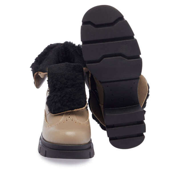 Vizon Hakiki Deri Kadın Bot - K23K1BT67215-A44 - 4