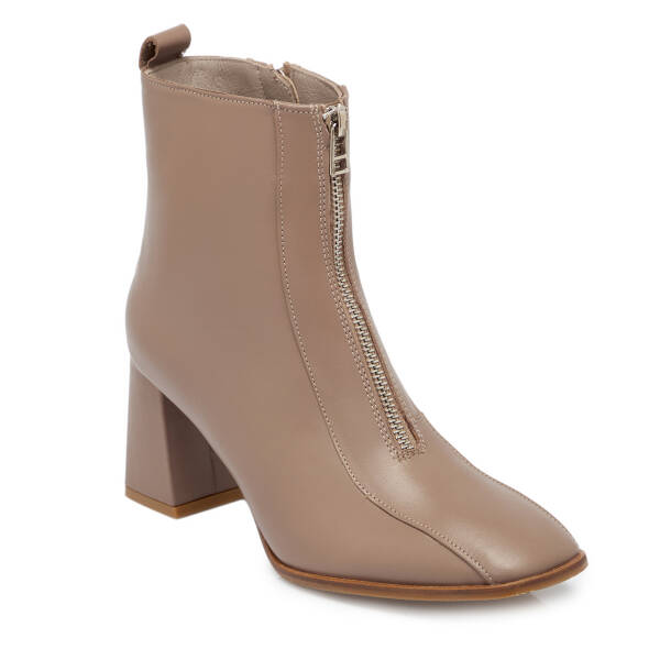 Vizon Deri Kadın Bot - K25K1BT68182-A44 - 1