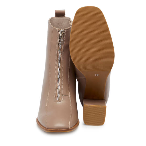 Vizon Deri Kadın Bot - K25K1BT68182-A44 - 4