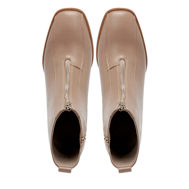 Vizon Deri Kadın Bot - K25K1BT68182-A44 - 5