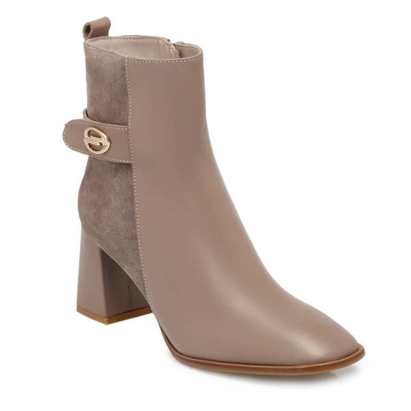 Vizon Deri Kadın Bot - K25K1BT68183-A44 - 1