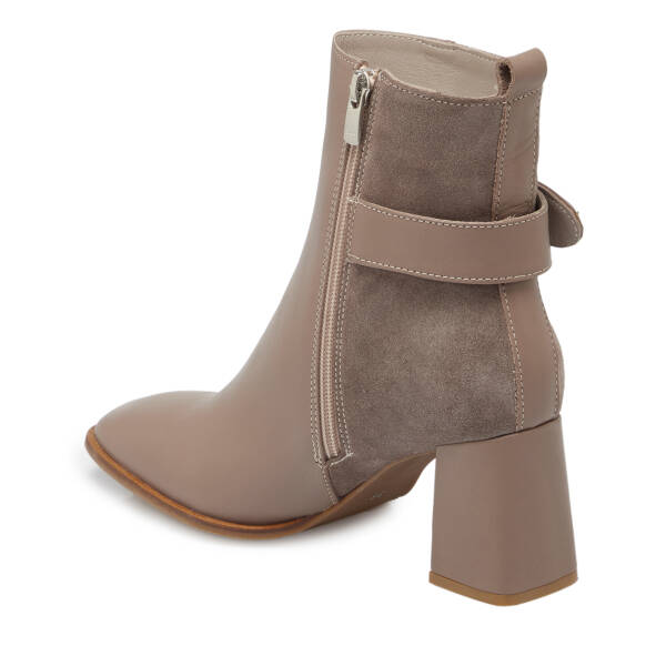 Vizon Deri Kadın Bot - K25K1BT68183-A44 - 2