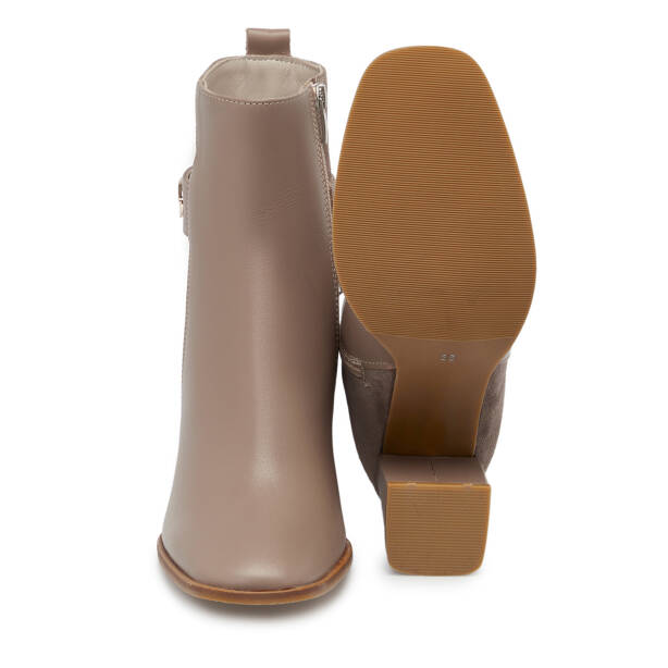 Vizon Deri Kadın Bot - K25K1BT68183-A44 - 4