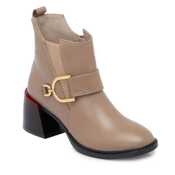 Vizon Deri Kadın Bot - K25K1BT68184-A44 - 1