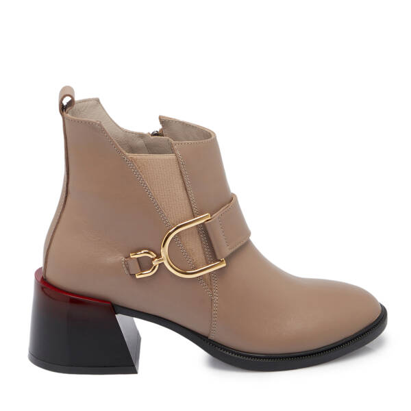 Vizon Deri Kadın Bot - K25K1BT68184-A44 - 3