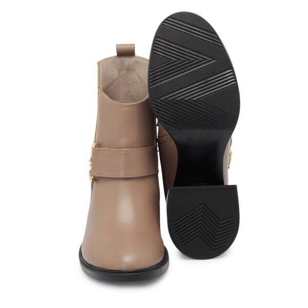 Vizon Deri Kadın Bot - K25K1BT68184-A44 - 4