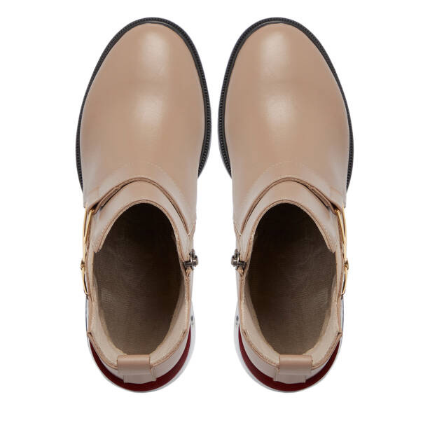 Vizon Deri Kadın Bot - K25K1BT68184-A44 - 5