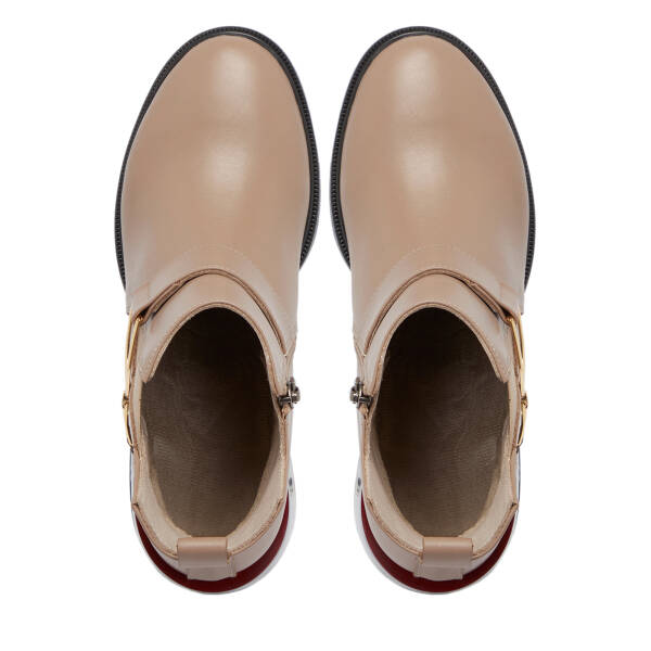 Vizon Deri Kadın Bot - K25K1BT68184-A44 - 5