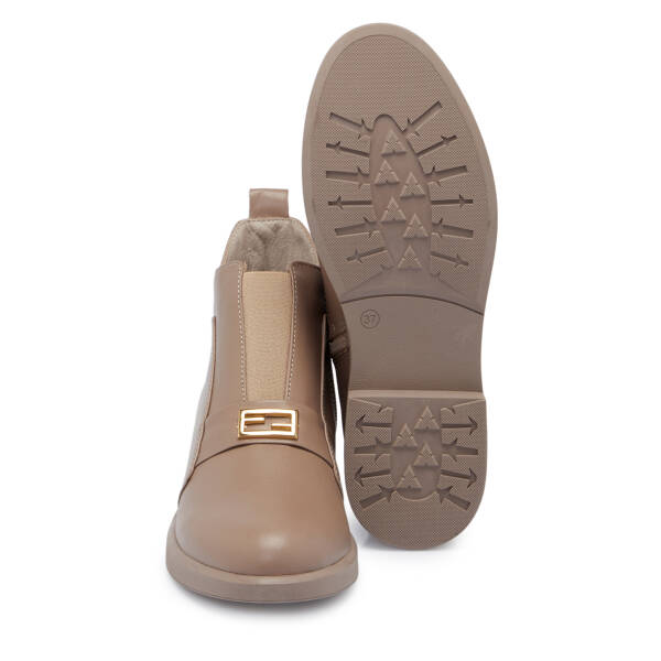 Vizon Deri Kadın Bot - K25K1BT68187-A44 - 4