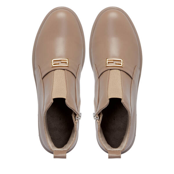 Vizon Deri Kadın Bot - K25K1BT68187-A44 - 5