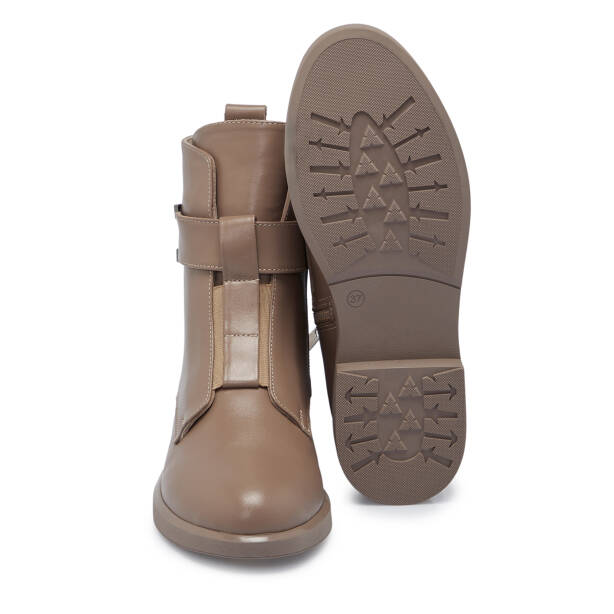 Vizon Deri Kadın Bot - K25K1BT68188-A44 - 4