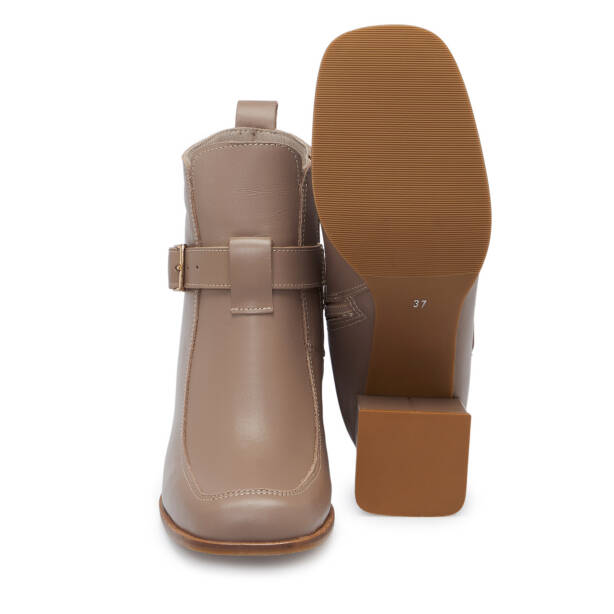 Vizon Deri Kadın Bot - K25K1BT68193-A44 - 4