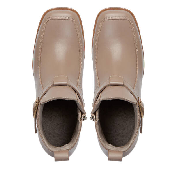 Vizon Deri Kadın Bot - K25K1BT68193-A44 - 5