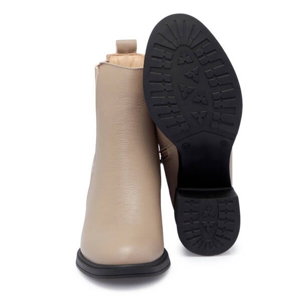 Vizon Deri Kadın Bot - K25K1BT68203-A44 - 4