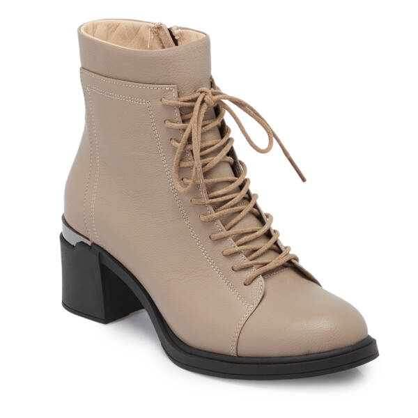 Vizon Deri Kadın Bot - K25K1BT68204-A44 - 1