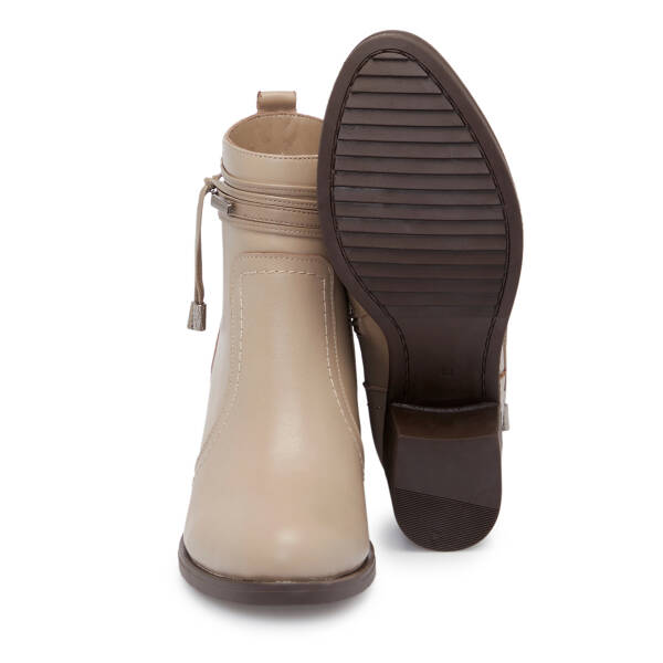 Vizon Deri Kadın Bot - K25K1BT68221-A44 - 4