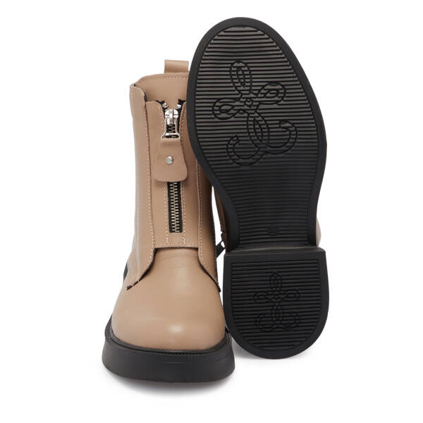 Vizon Deri Kadın Bot - K25K1BT68228-A44 - 4