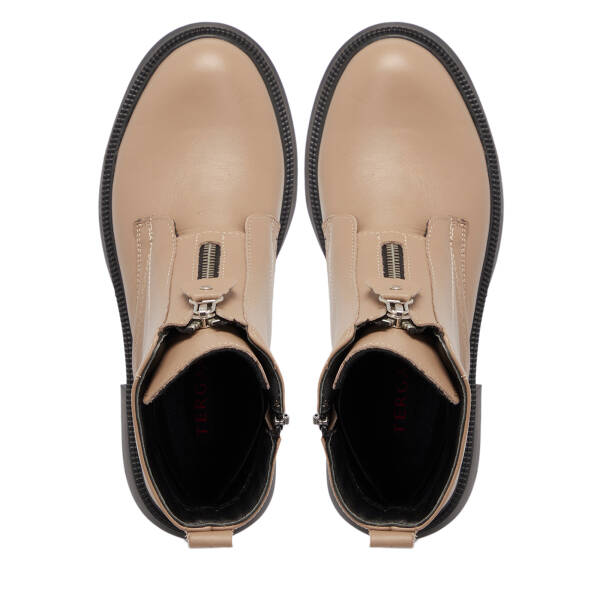 Vizon Deri Kadın Bot - K25K1BT68228-A44 - 5