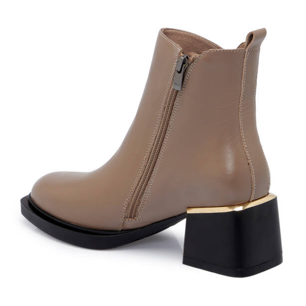 Vizon Deri Kadın Bot - K25K1BT68252-A44 - 2