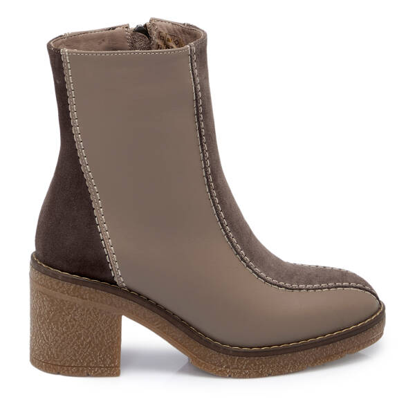 Vizon Deri Kadın Bot - K25K1BT68254-F50 - 3