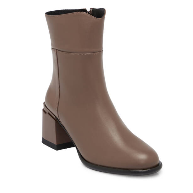 Vizon Hakiki Deri Kadın Bot - K25K1BT68259-A44 - 1