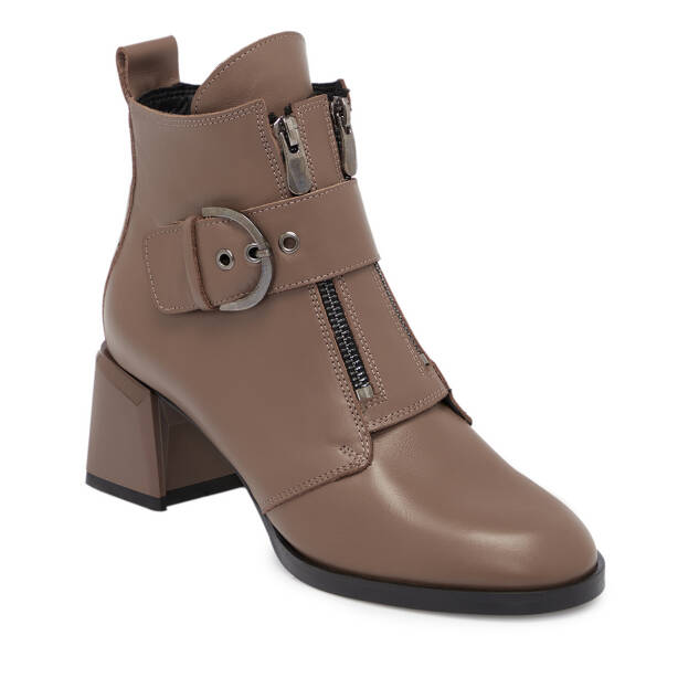 Vizon Deri Kadın Bot - K25K1BT68261-A44 - 1