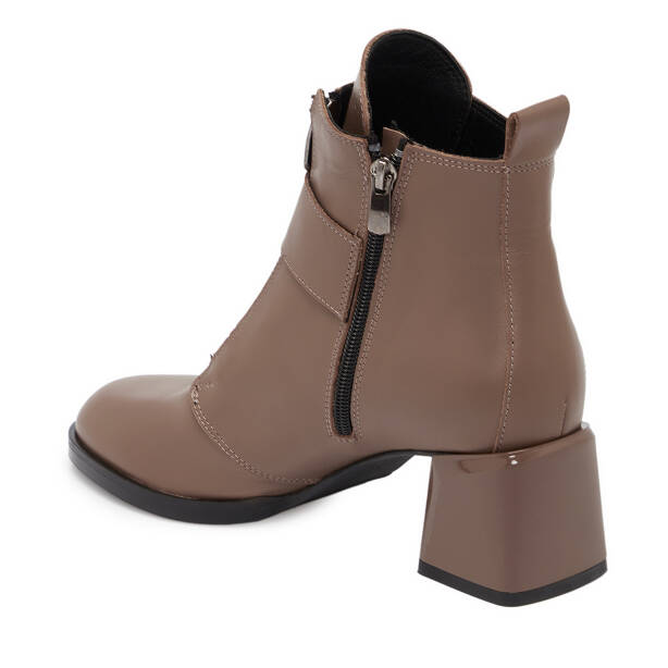 Vizon Deri Kadın Bot - K25K1BT68261-A44 - 2