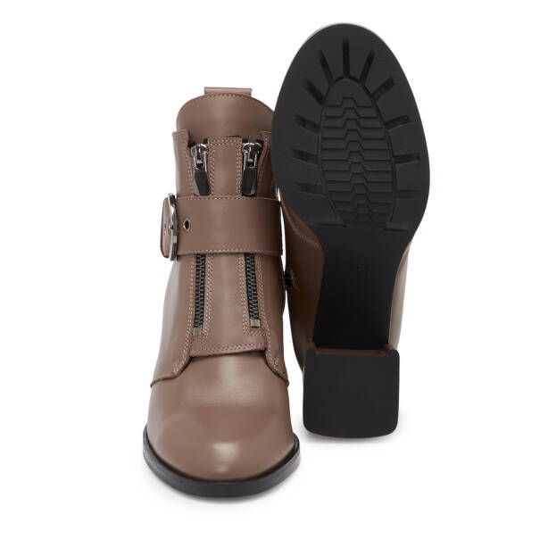 Vizon Deri Kadın Bot - K25K1BT68261-A44 - 4