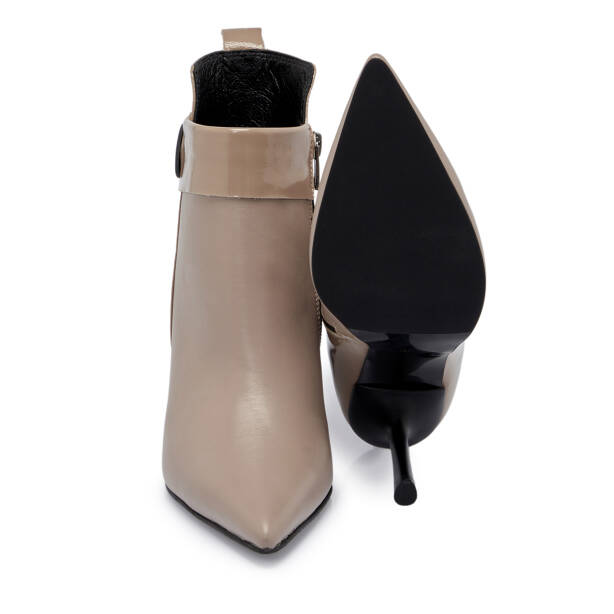 Vizon Deri Kadın Bot - K25K1BT68269-A44 - 4