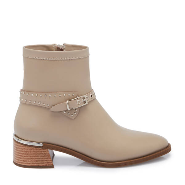 Vizon Deri Kadın Bot - K25K1BT68282-A44 - 3