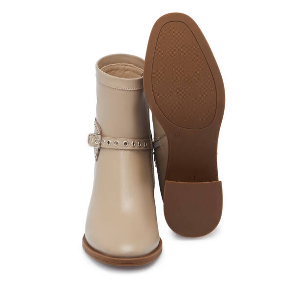 Vizon Deri Kadın Bot - K25K1BT68282-A44 - 4