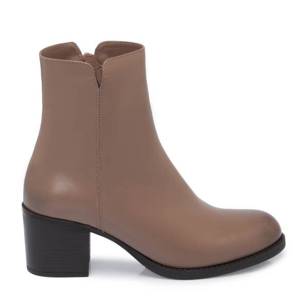 Vizon Deri Kadın Bot - K25K1BT68332-A44 - 3