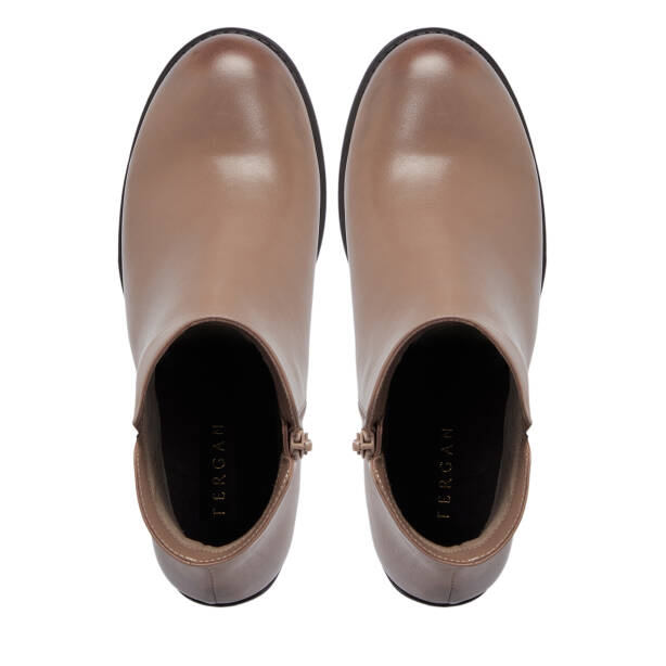 Vizon Deri Kadın Bot - K25K1BT68332-A44 - 5