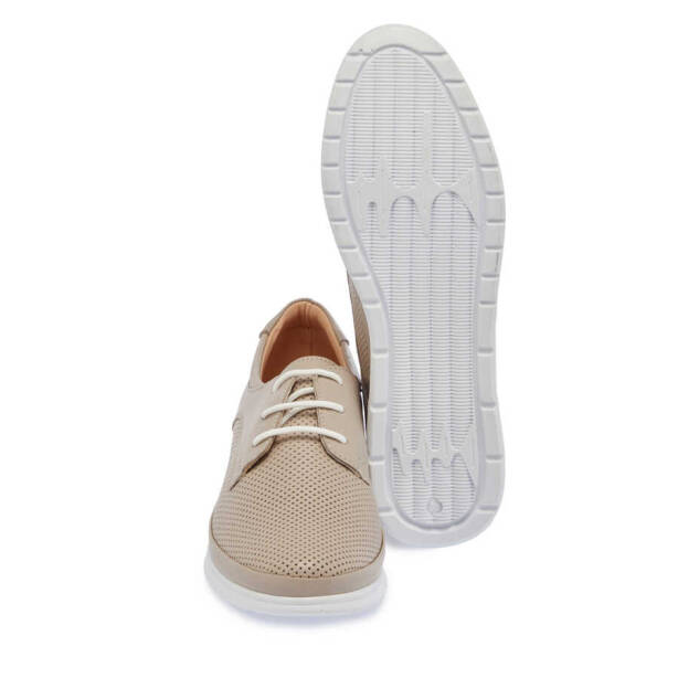 Vizon Hakiki Deri Kadın Casual Ayakkabı - K24I1AY67198-A44 - 4