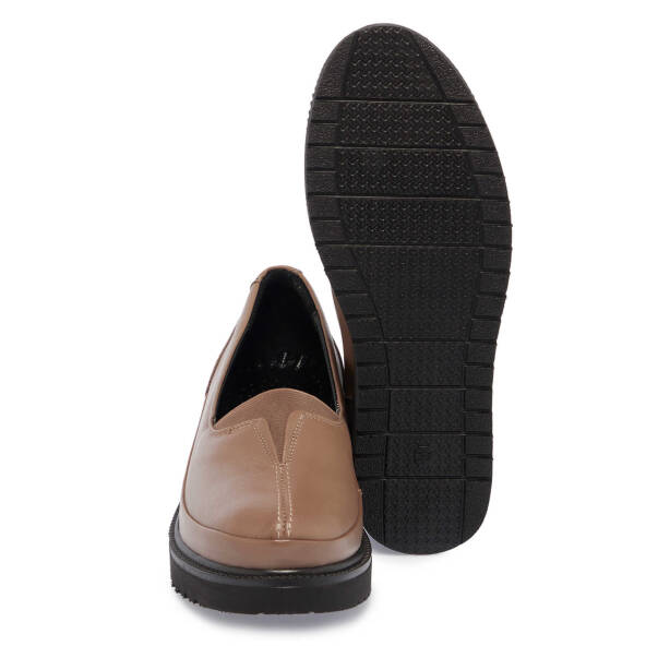 Vizon Hakiki Deri Kadın Casual Ayakkabı - K24S1AY67731-A44 - 4