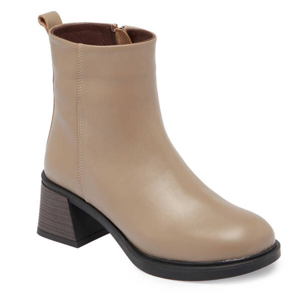 Vizon Deri Kadın Casual Bot - K24K1BT67559-A44 - Tergan