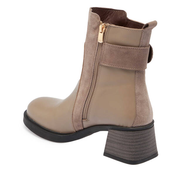 Vizon Deri Kadın Casual Bot - K24K1BT67561-F50 - Tergan