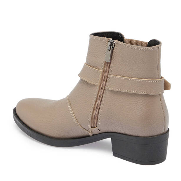 Vizon Deri Kadın Casual Bot - K24K1BT67749-A44 - Tergan