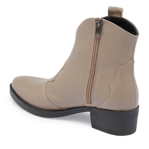 Vizon Deri Kadın Casual Bot - K24K1BT67750-A44 - Tergan