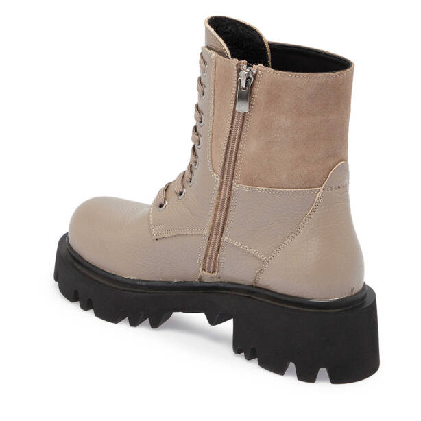 Vizon Deri Kadın Casual Bot - K24K1BT67753-A44 - Tergan