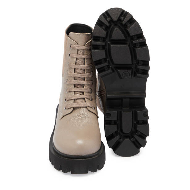 Vizon Deri Kadın Casual Bot - K24K1BT67753-A44 - Tergan