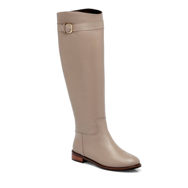 Vizon Deri Kadın Çizme - K25K1CM68149-A44 - 1