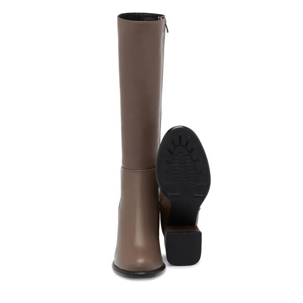 Vizon Deri Kadın Çizme - K25K1CM68258-A44 - 4