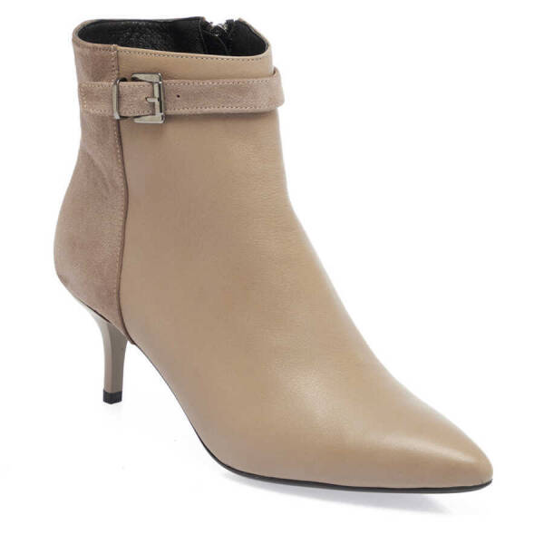 Vizon Hakiki Deri Kadın Klasik Bot - K23K1BT66936-A44 - 2